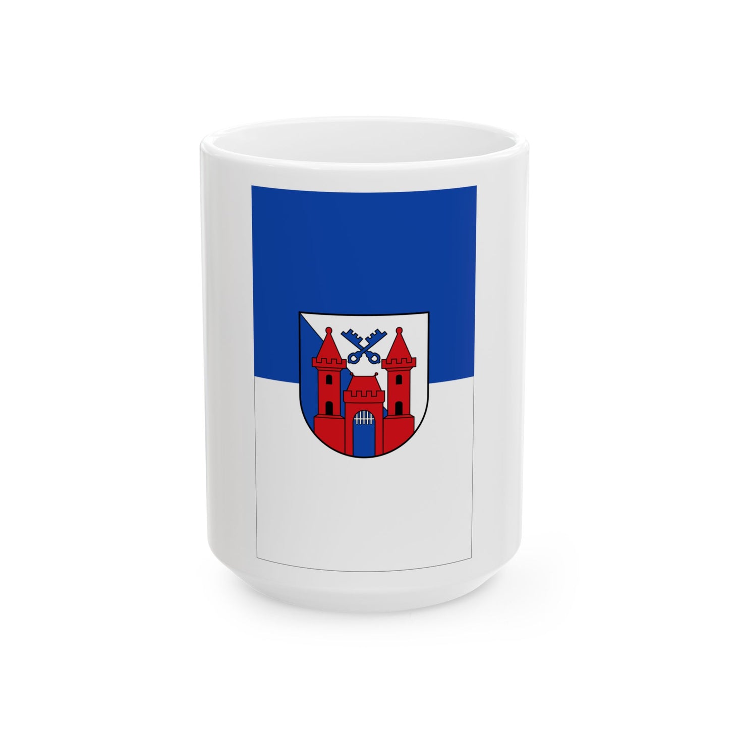 Knatterflagge Ladenburg (Germany) White Coffee Mug