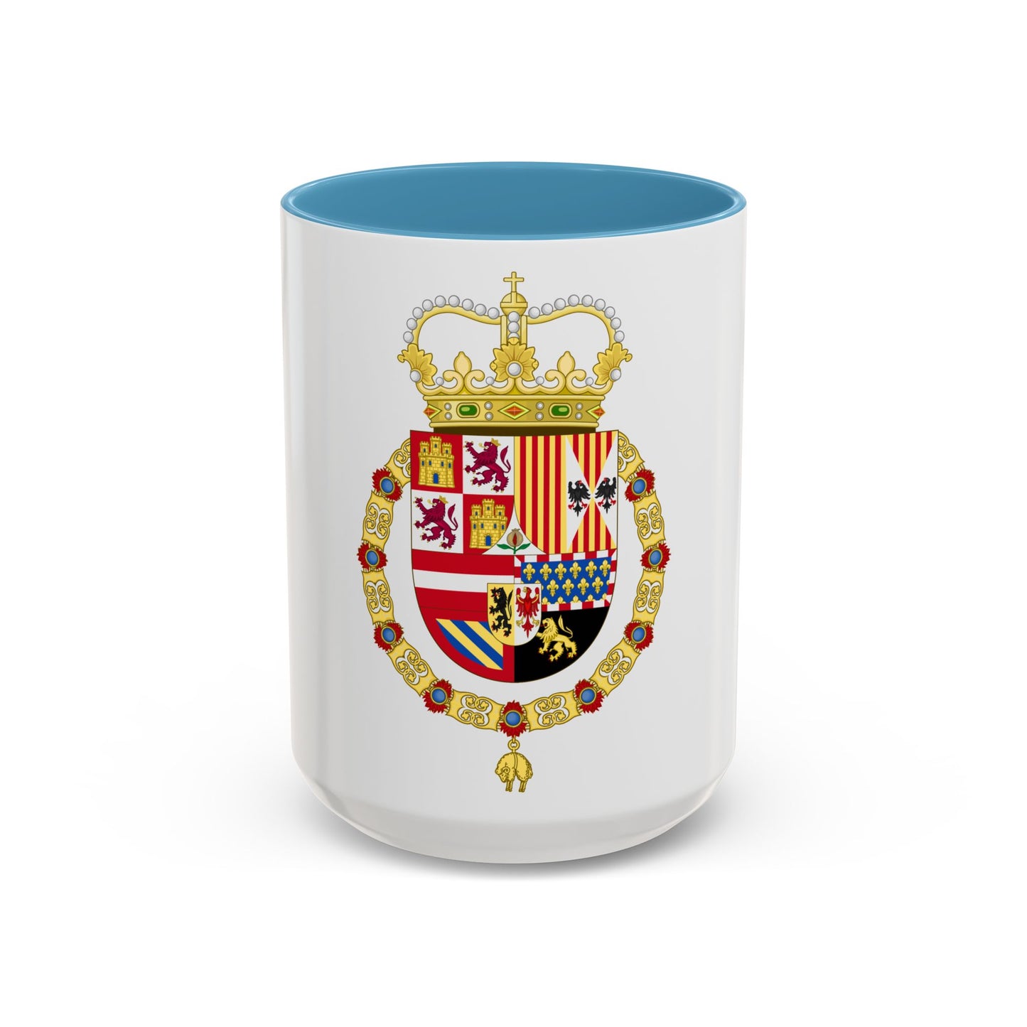 Coat of Arms of Charles II of Spain (1668-1700) - Accent Coffee Mug