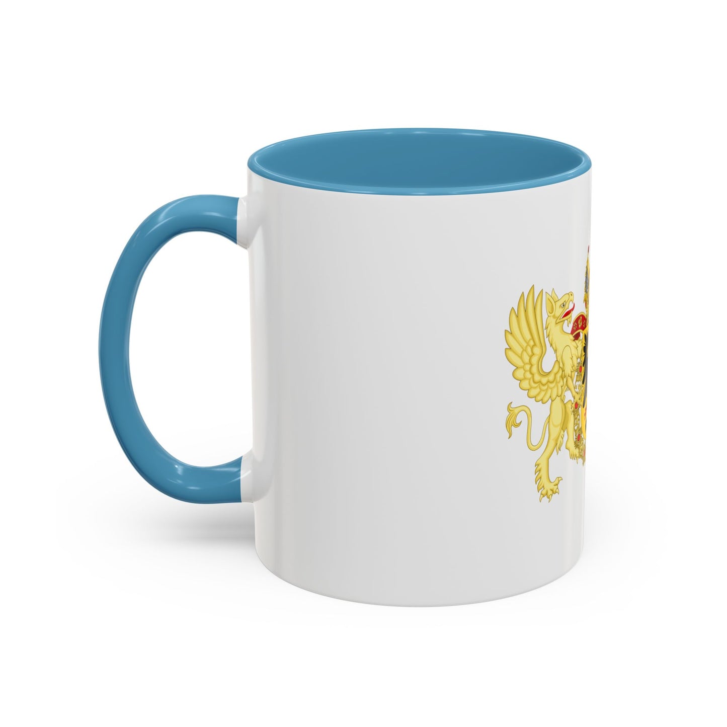 Ornamented Coat of Arms of Maximilian II, Holy Roman Emperor - Accent Coffee Mug