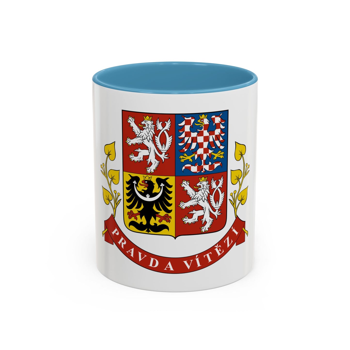 Greater coat of arms of the Czech Republic (Presidential version) - Accent Coffee Mug