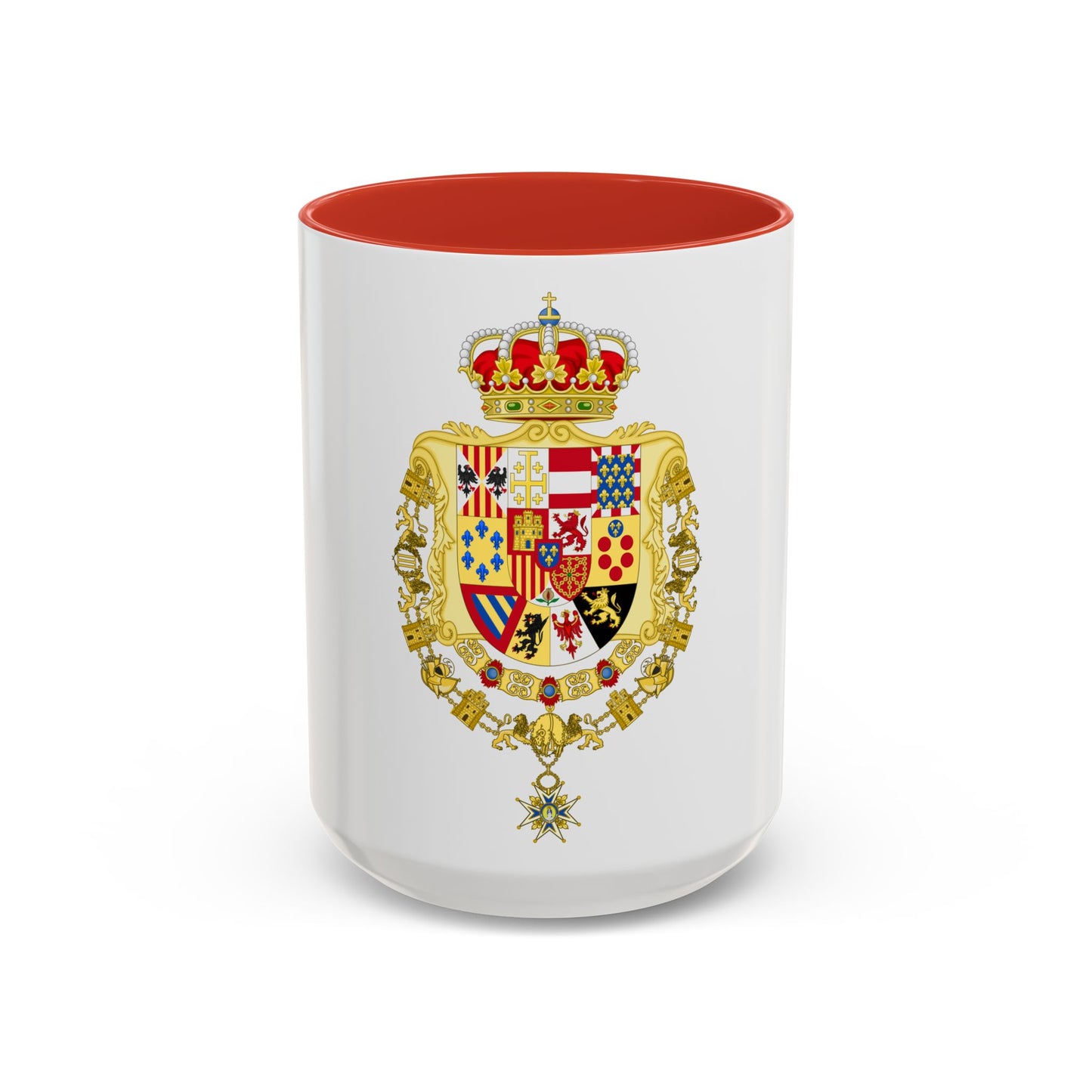 Greater Royal Coat of Arms of Spain (1931) - Accent Coffee Mug