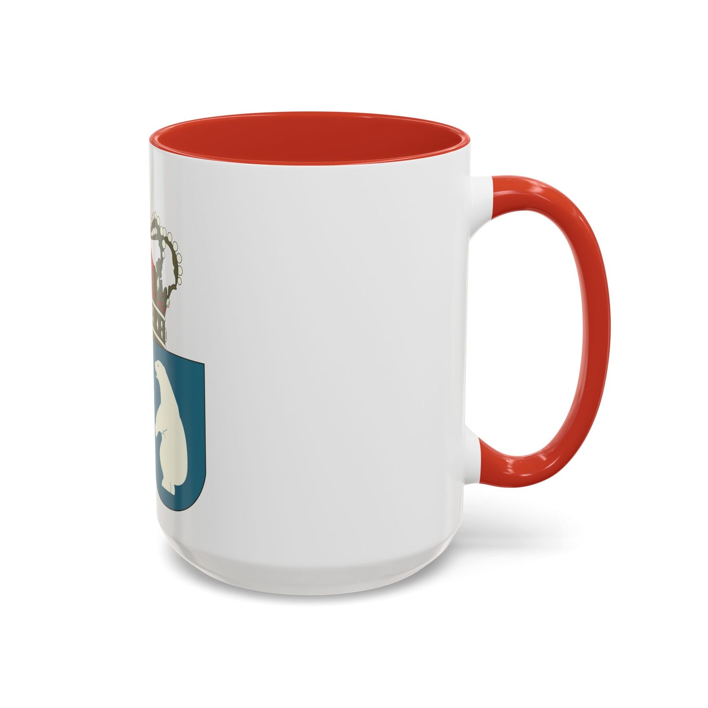 Coat of arms of the County of Greenland - Accent Coffee Mug