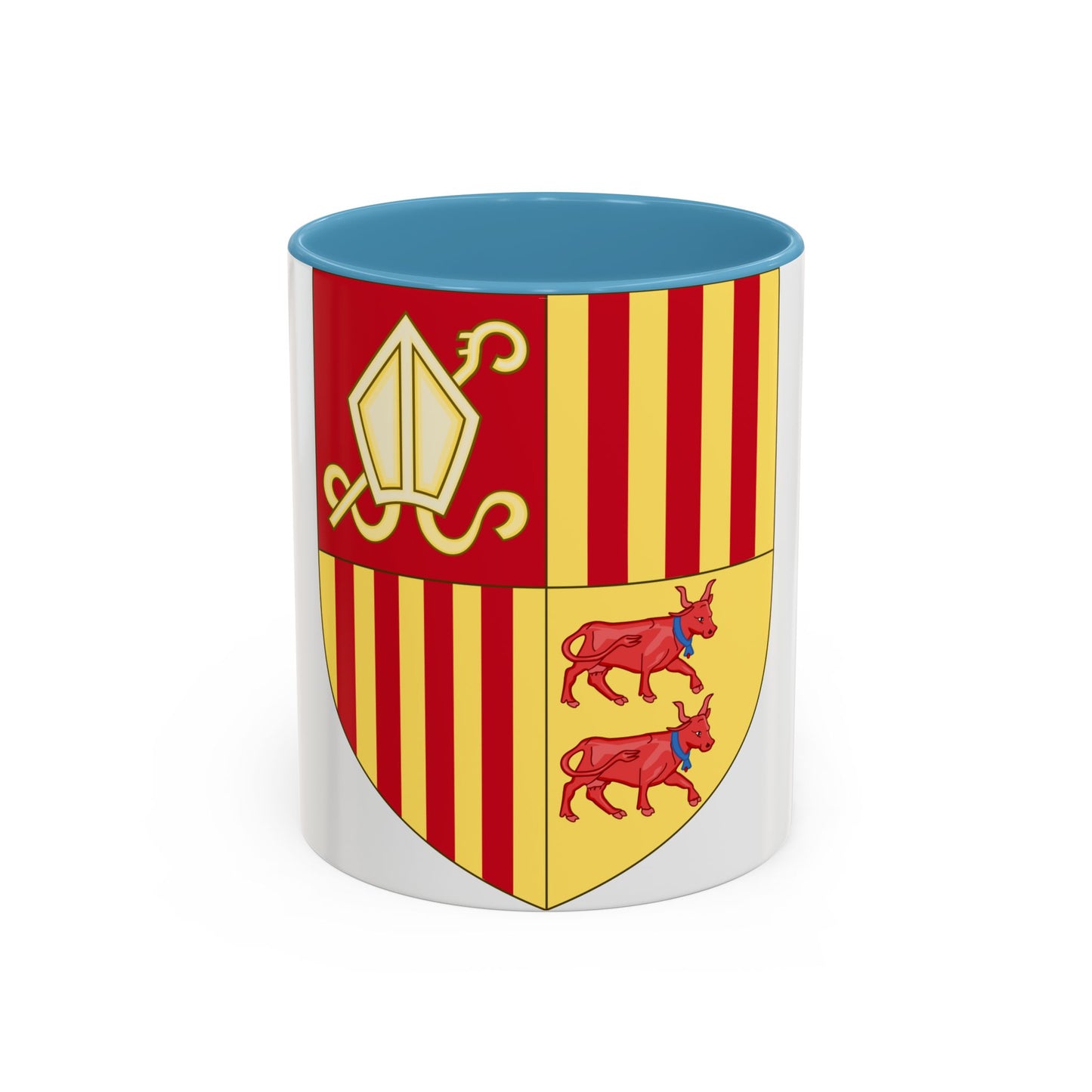 Coat of arms of Andorra (Before 16th Century) - Accent Coffee Mug