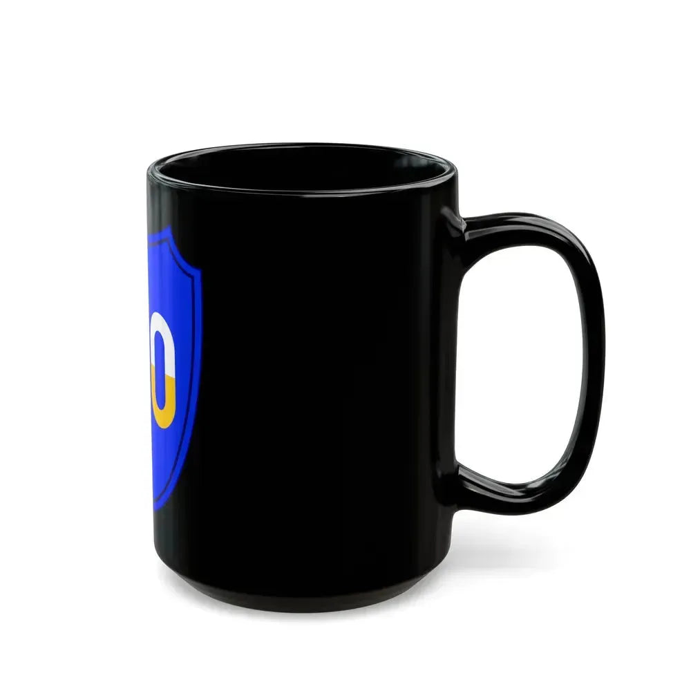 100th Infantry Division SSI (U.S. Army) Black Coffee Mug - Go Mug Yourself
