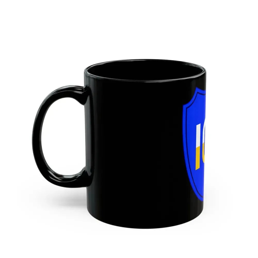 100th Infantry Division SSI (U.S. Army) Black Coffee Mug - Go Mug Yourself