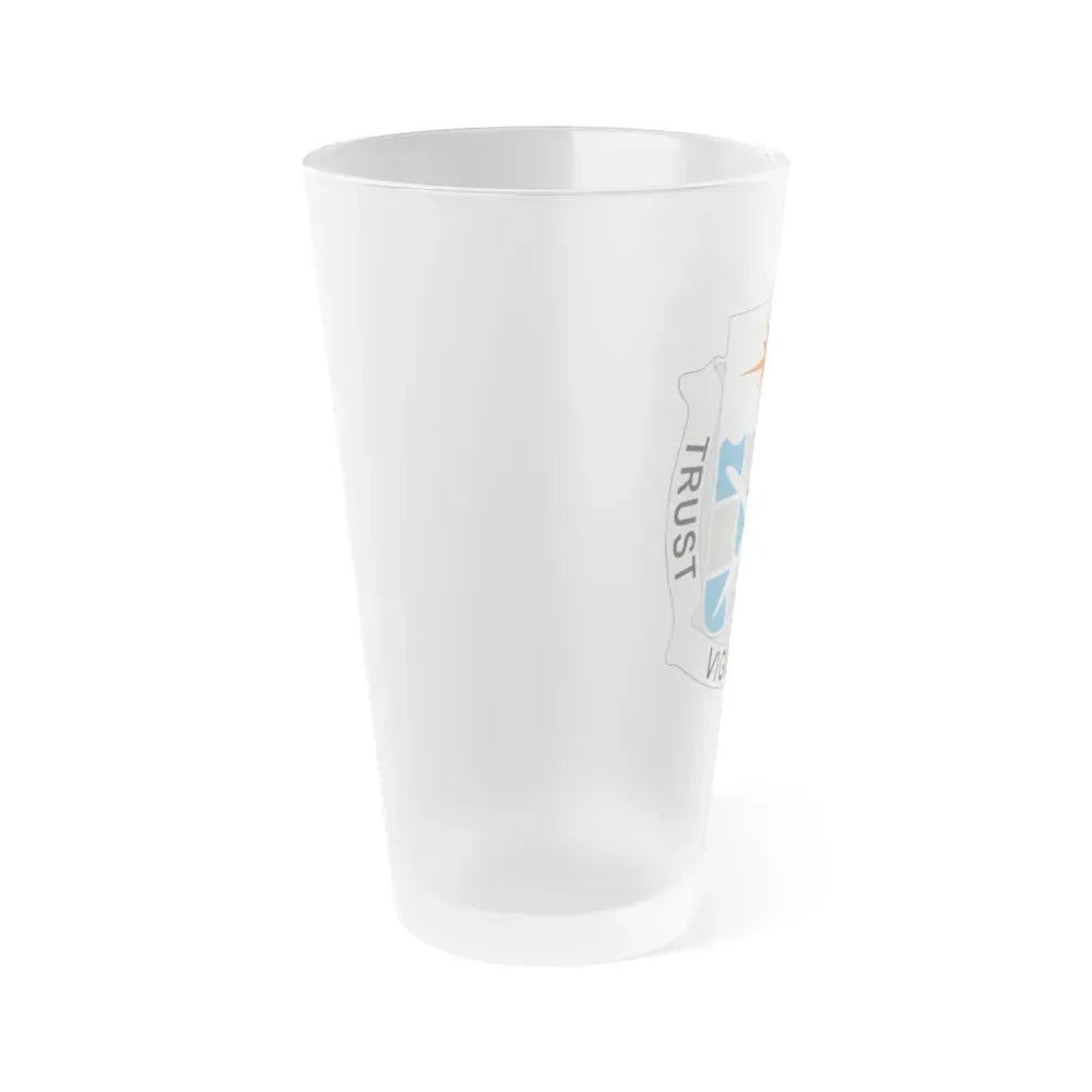 101 Military Intelligence Battalion (U.S. Army) Frosted Pint Glass 16oz - Go Mug Yourself