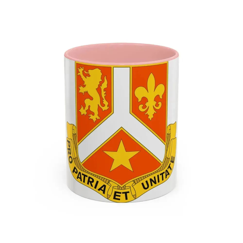 101 Signal Battalion (U.S. Army) Accent Coffee Mug 11oz Pink - Go Mug Yourself