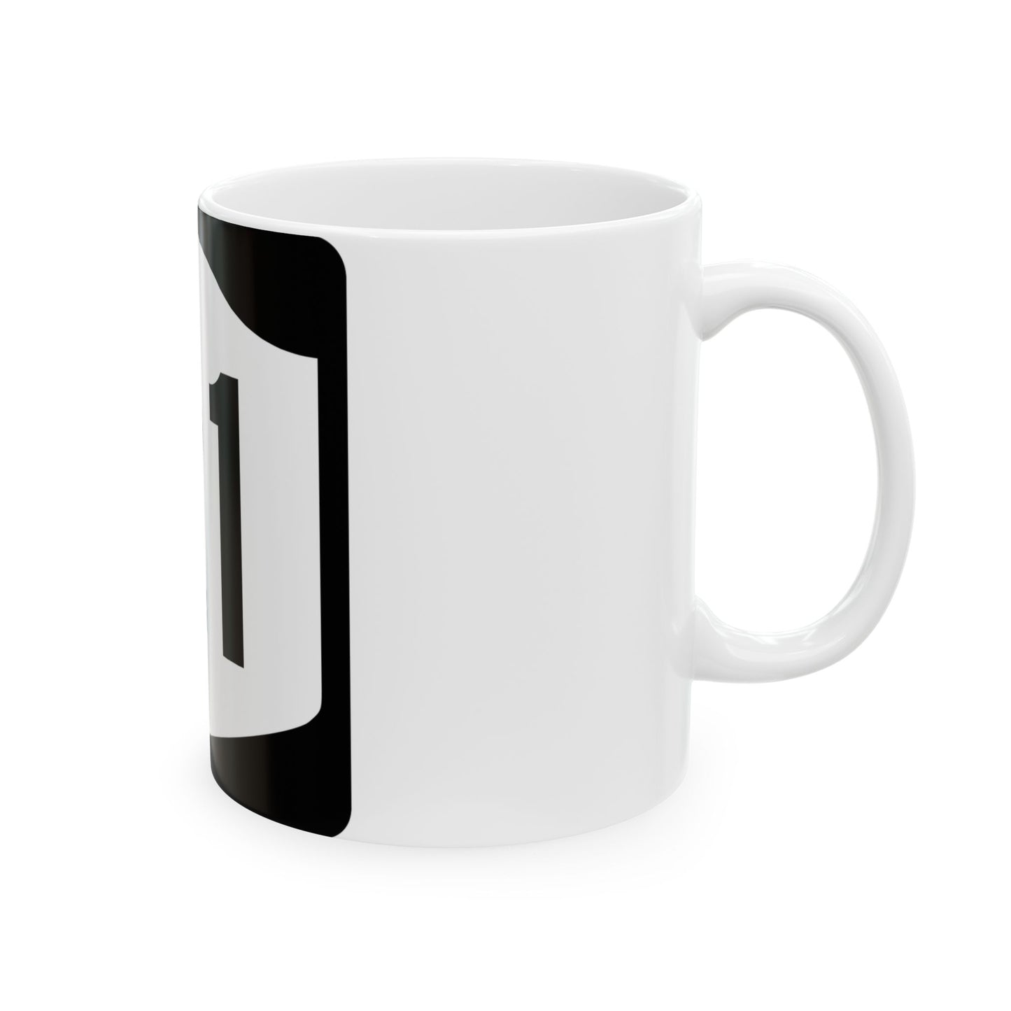 NY-21 (New York) (Road Sign) White Coffee Mug