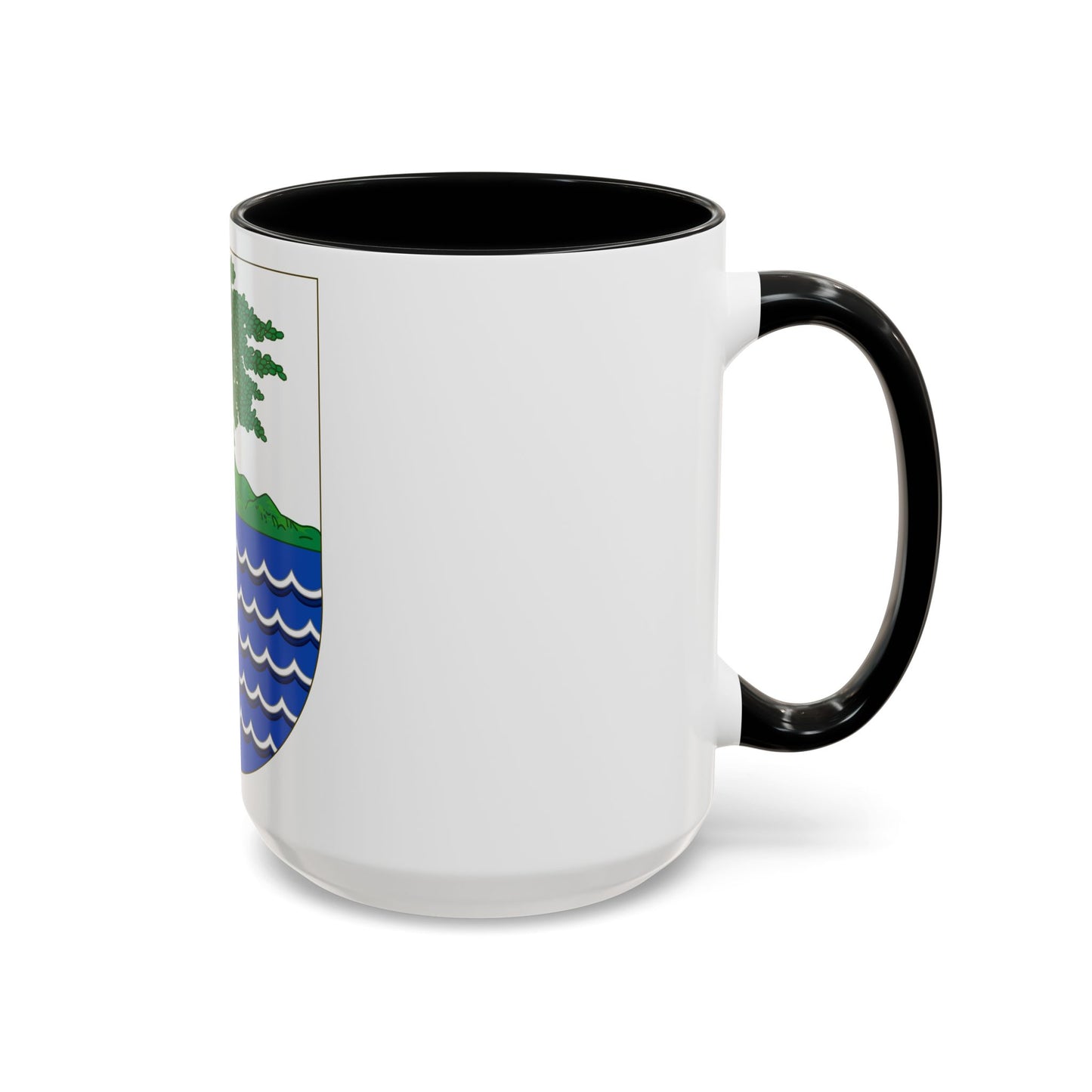Coat of Arms of the Portuguese and Spanish Guinea - Accent Coffee Mug