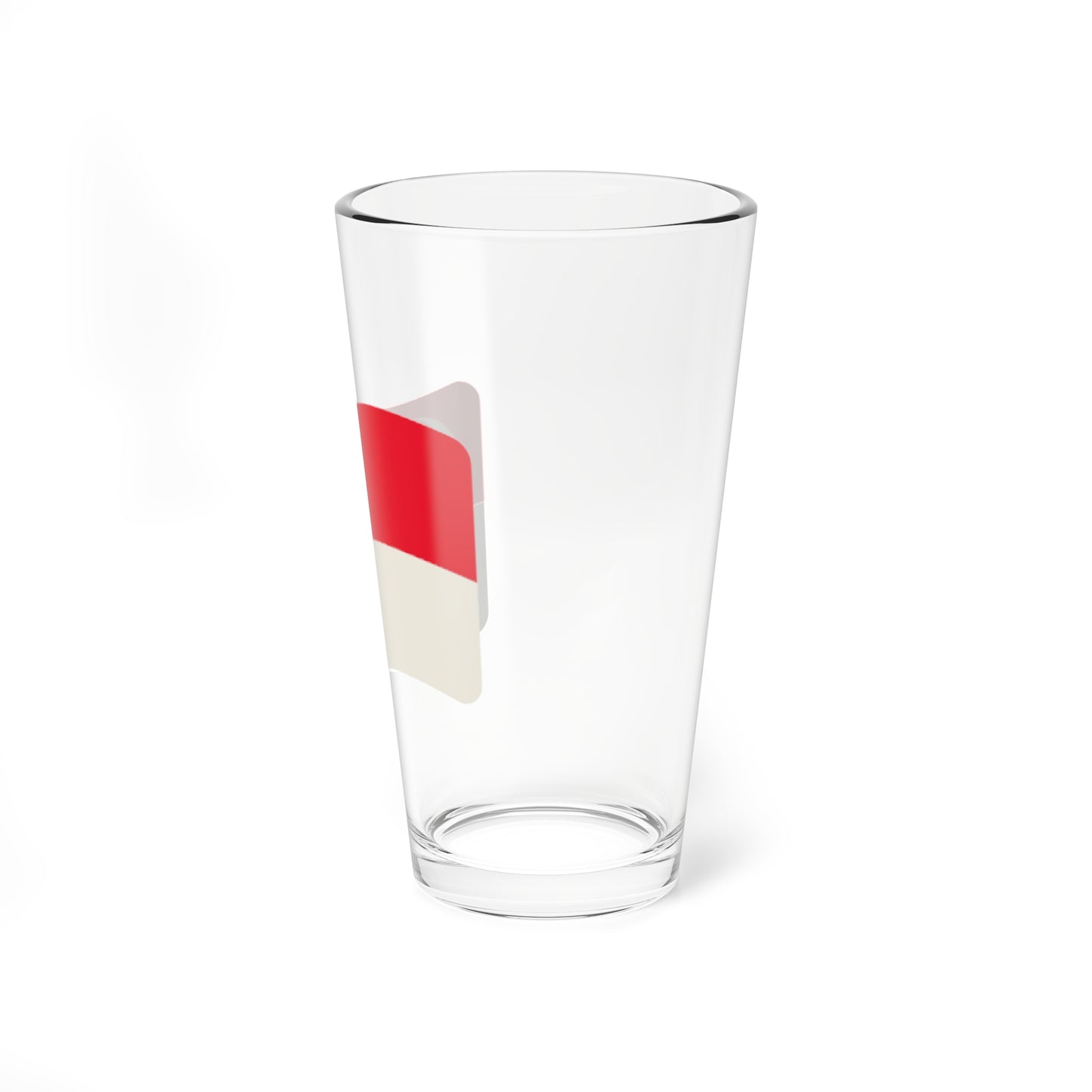 Iconol flag Singapore (Singapore) Pint Glass 16oz