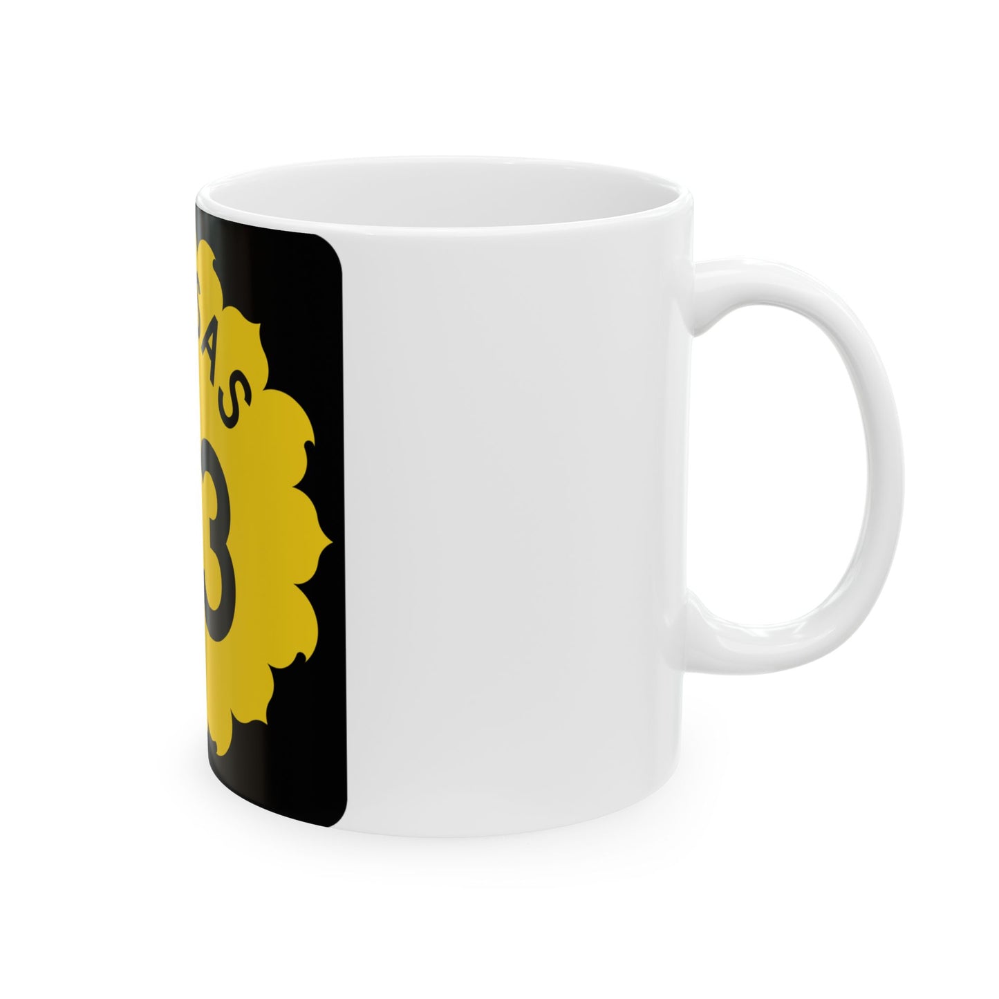 K-23 1962 (Kansas) (Road Sign) White Coffee Mug