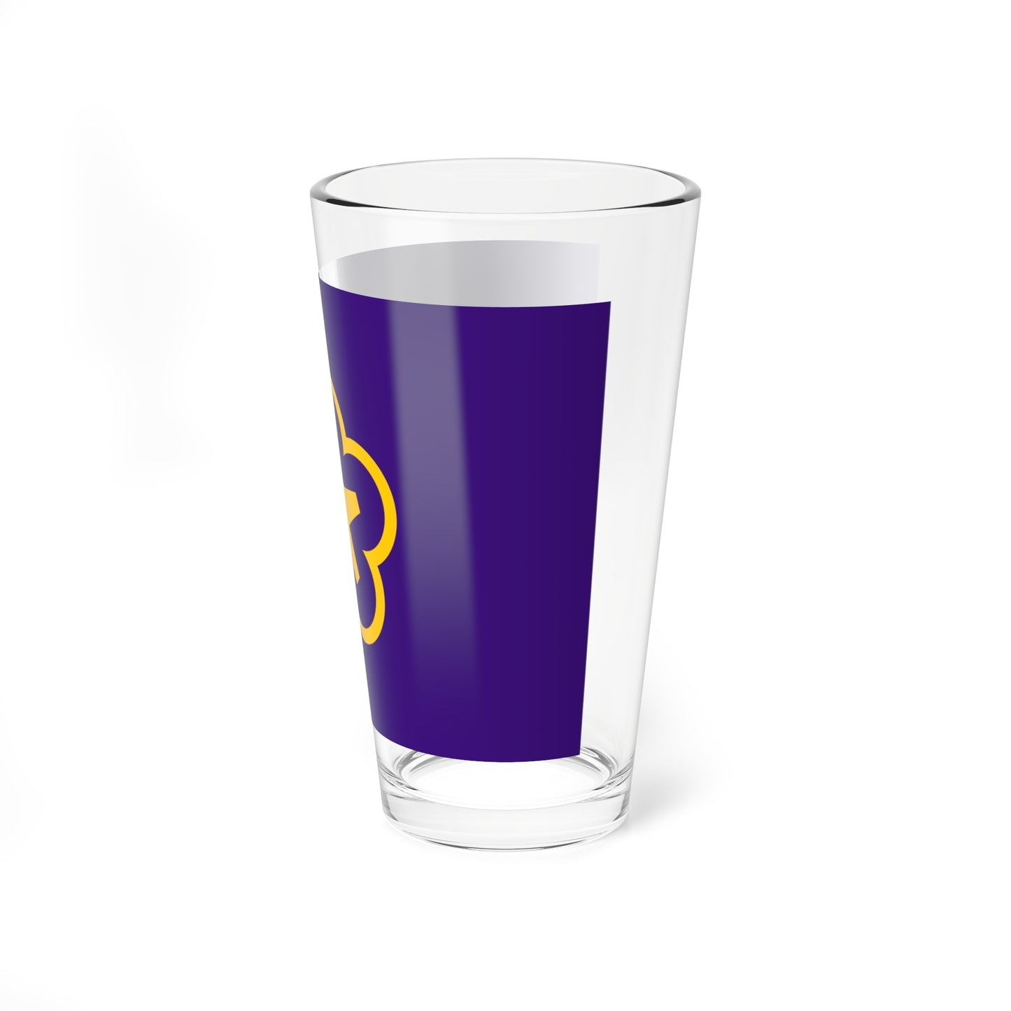 Flag of Kitakyushu Fukuoka gold version (Japan) Pint Glass 16oz