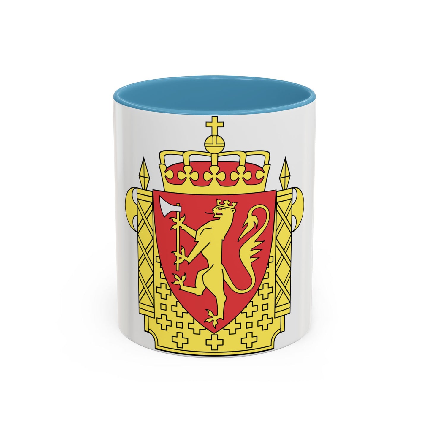 Coat of arms of the Norwegian Police Service - Accent Coffee Mug