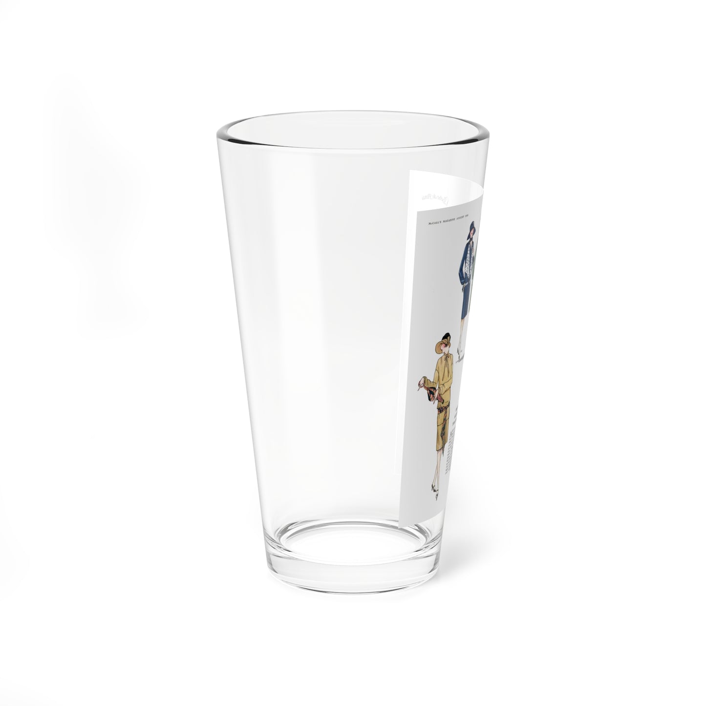 L'echo de Paris (2), McCall's magazine, August 1926 - Pint Glass 16oz