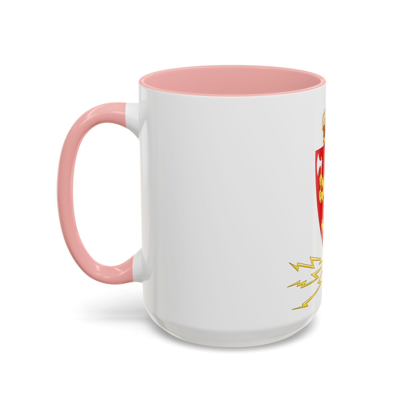 Coat of arms of the Norwegian Telegraph Administration - Accent Coffee Mug