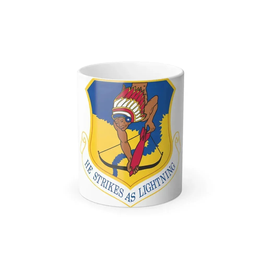 101st Air Refueling Wing (U.S. Air Force) Color Changing Coffee Mug 11oz - Go Mug Yourself