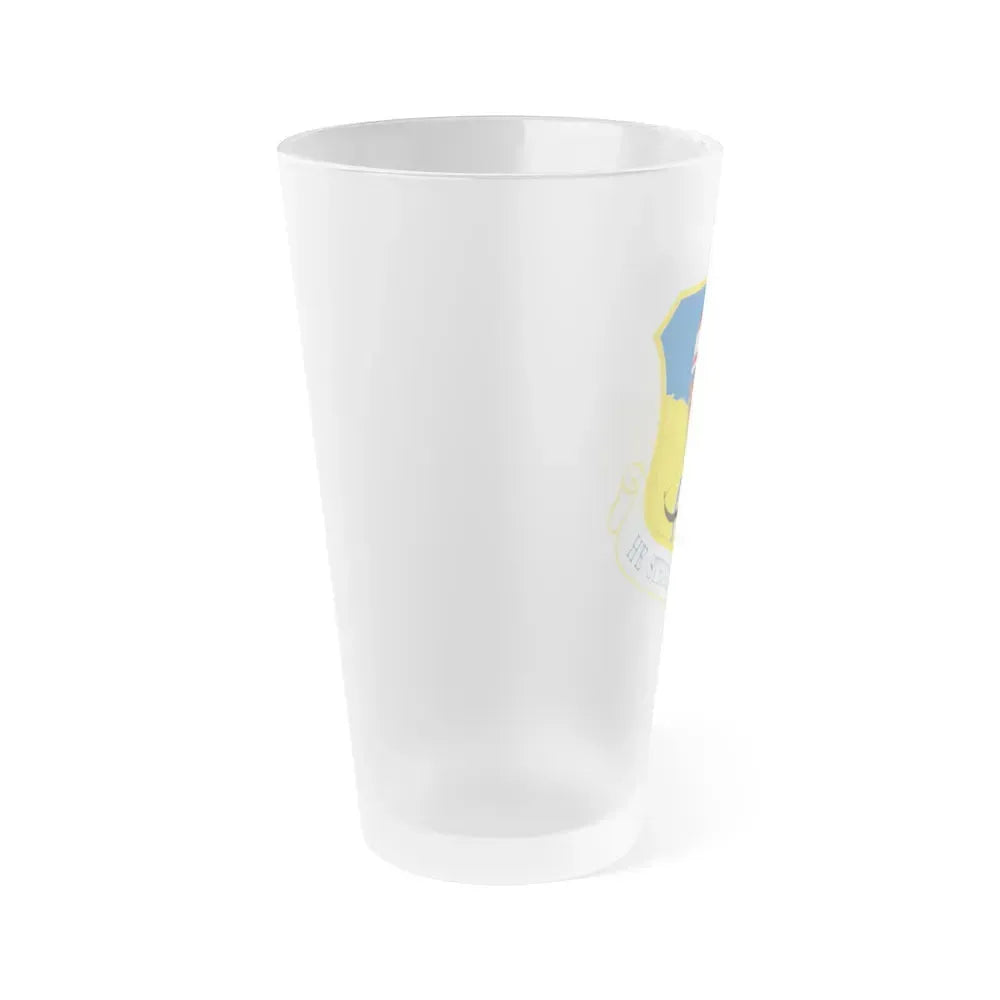 101st Air Refueling Wing (U.S. Air Force) Frosted Pint Glass 16oz - Go Mug Yourself
