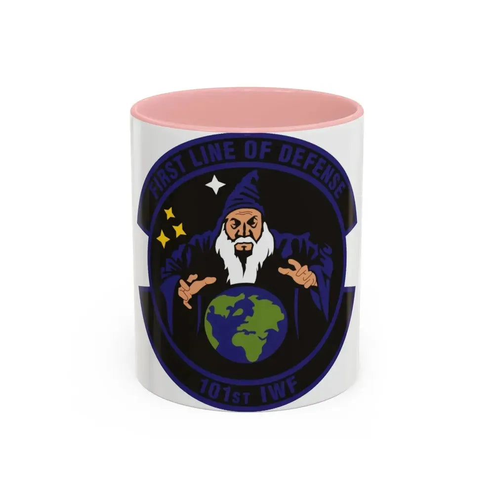 101st Information Warfare Flight (U.S. Air Force) Accent Coffee Mug 11oz Pink - Go Mug Yourself