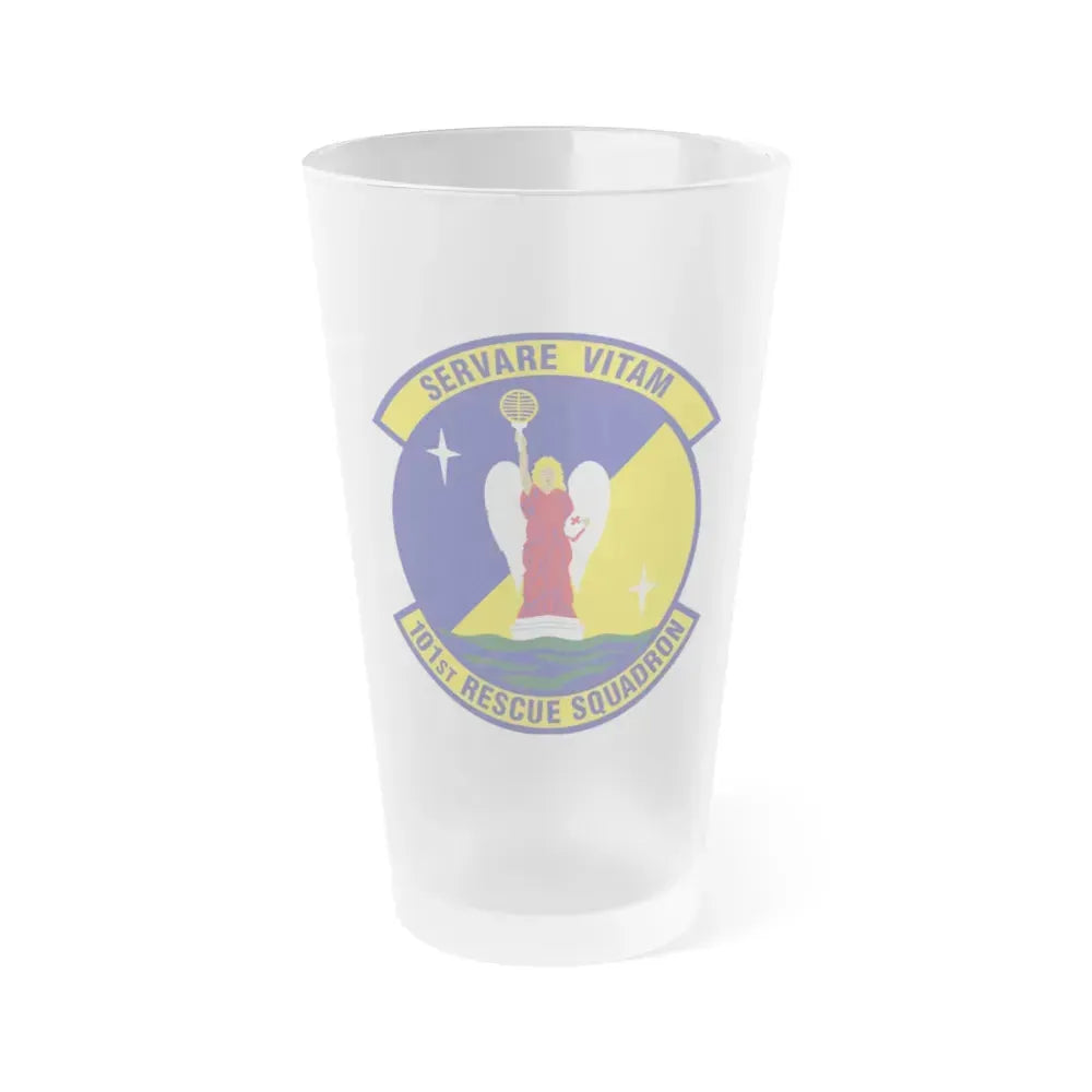 101st Rescue Squadron (U.S. Air Force) Frosted Pint Glass 16oz 16oz Frosted - Go Mug Yourself