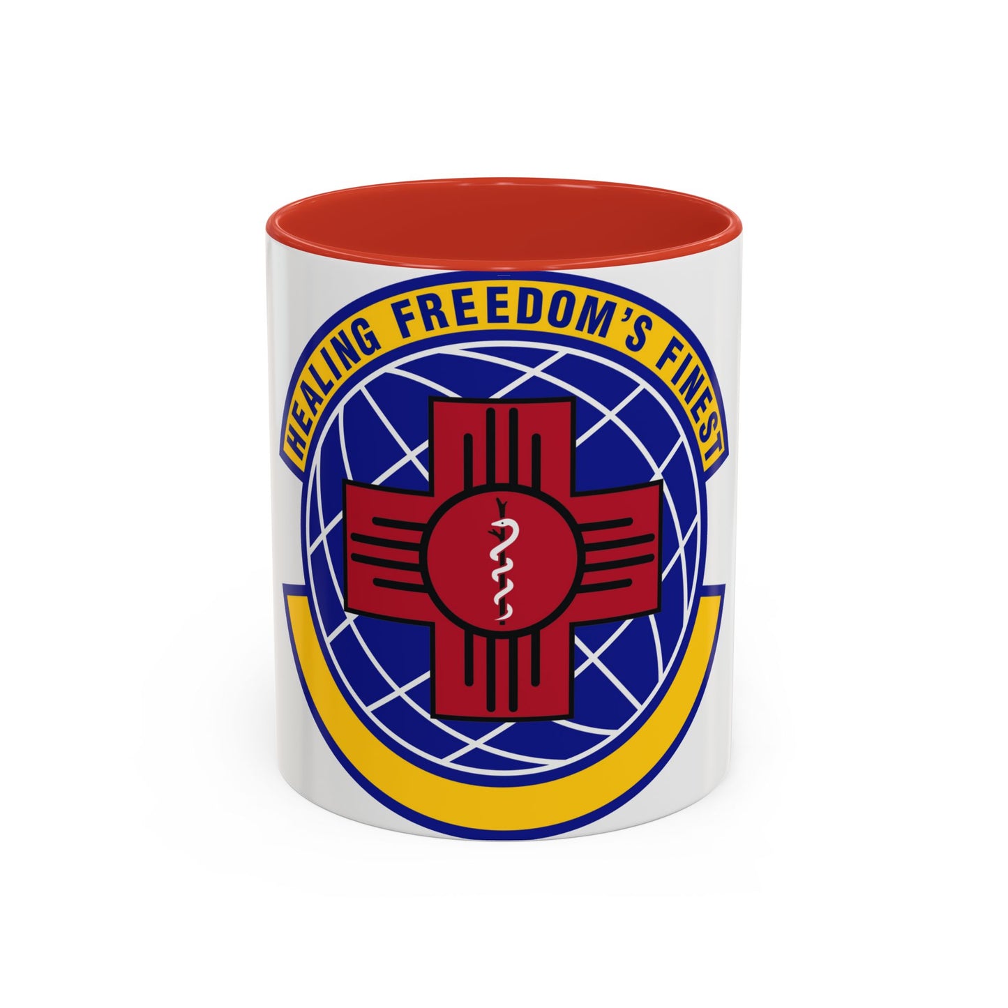 377 Healthcare Operations Squadron AFGSC (U.S. Air Force) Accent Coffee Mug