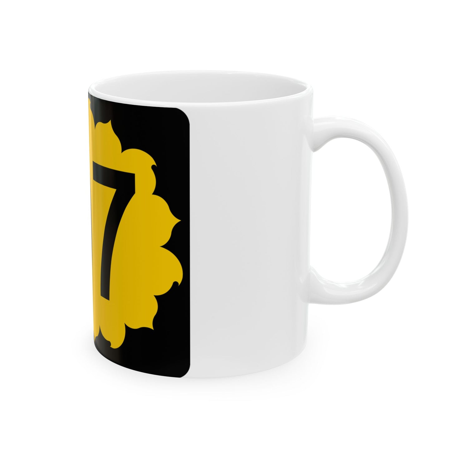 K-107 (Kansas) (Road Sign) White Coffee Mug