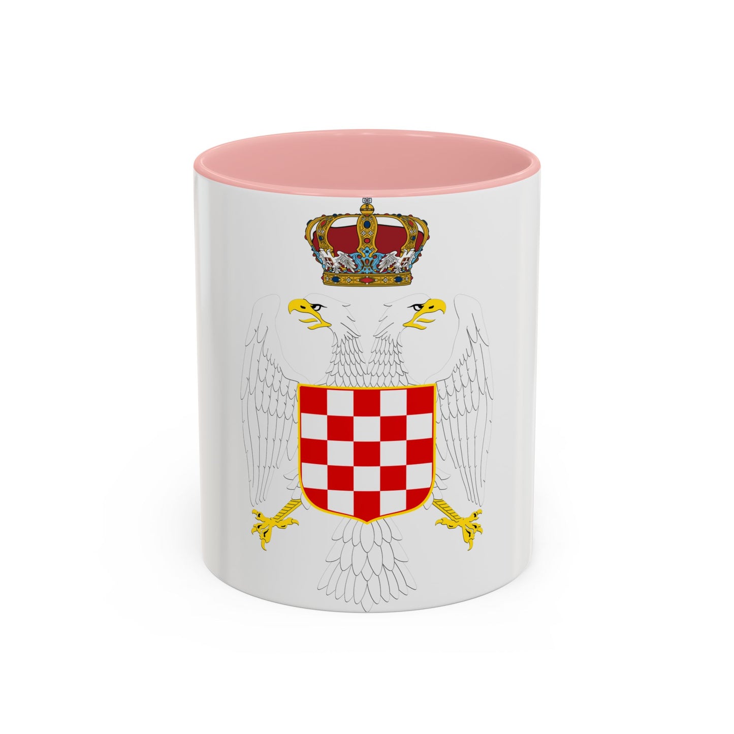 Greater coat of arms of the Banate of Croatia - Accent Coffee Mug
