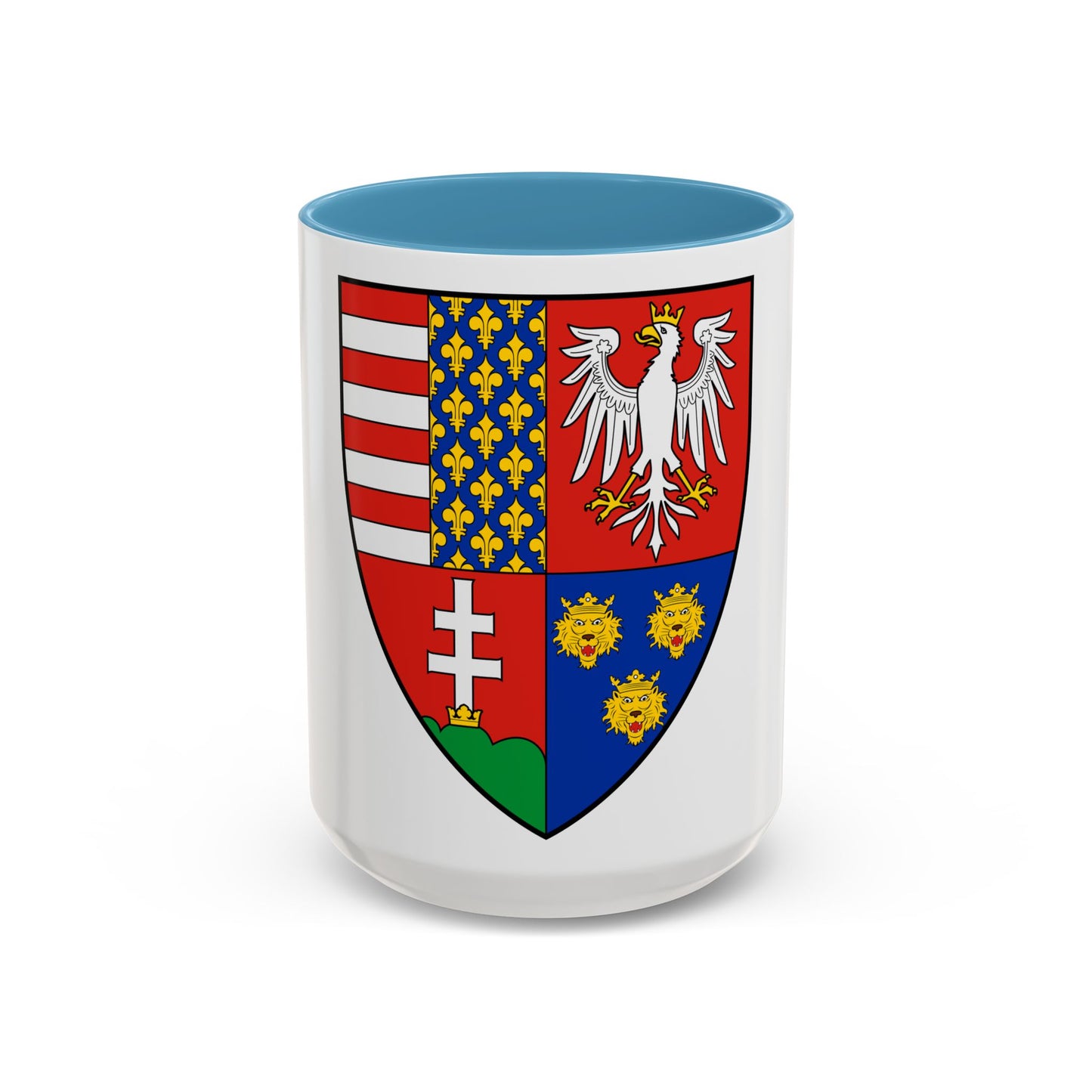 Coat of arms of Louis I of Hungary (1370) - Accent Coffee Mug