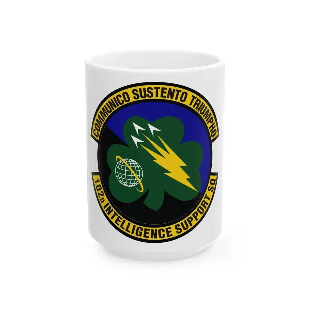 102d Intelligence Support Squadron (U.S. Air Force) White Coffee Mug 15oz - Go Mug Yourself