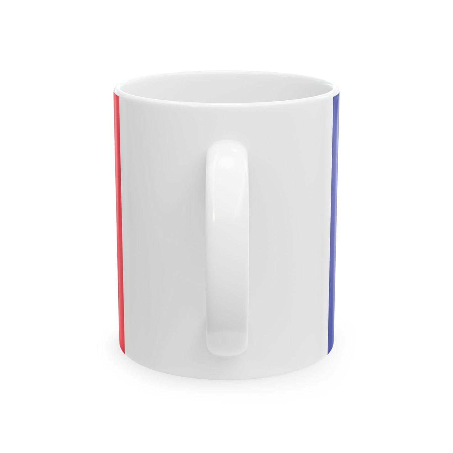 102e regiment dinfanterie de ligne- drapeau (France) White Coffee Mug-Go Mug Yourself