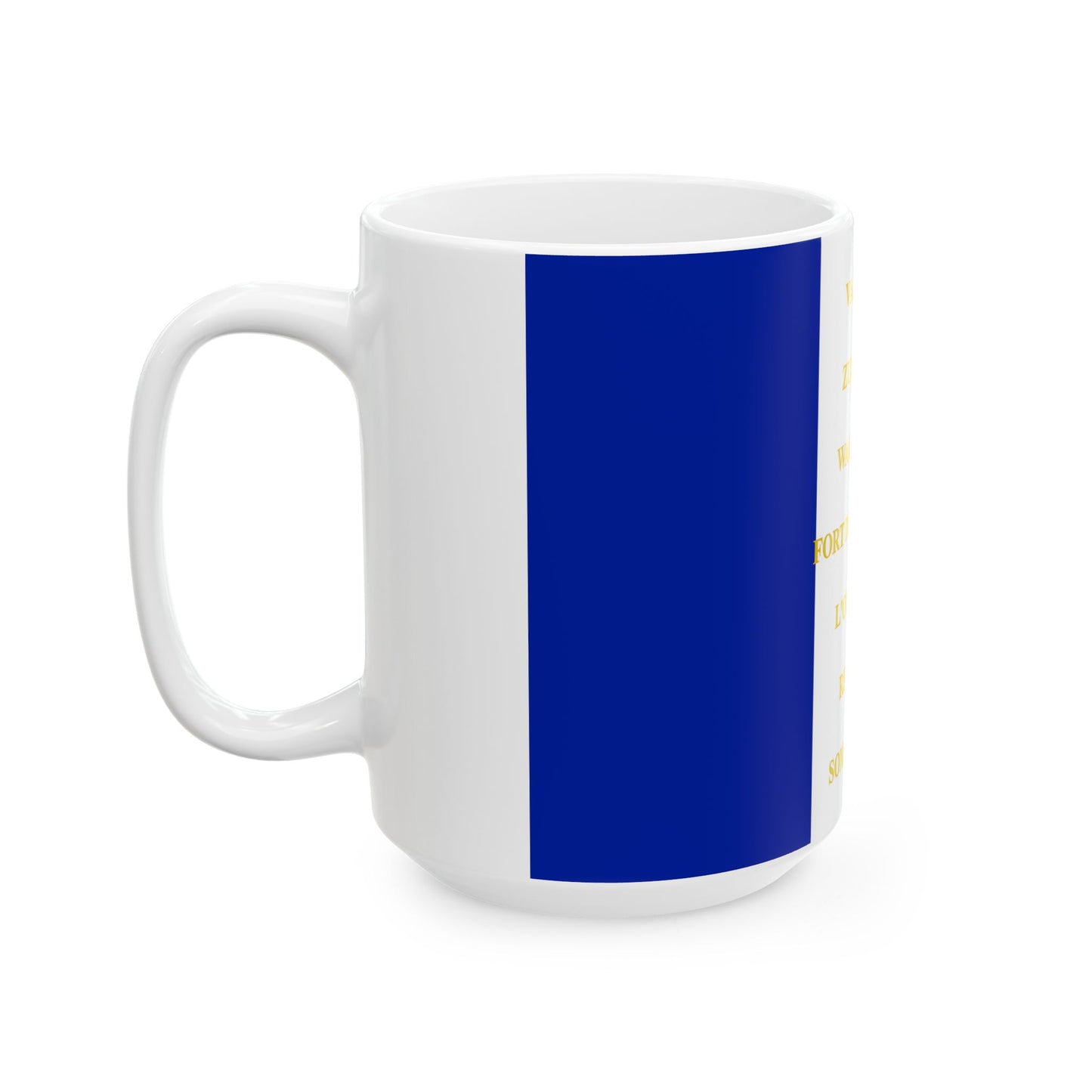 102e regiment dinfanterie de ligne- drapeau (France) White Coffee Mug-Go Mug Yourself