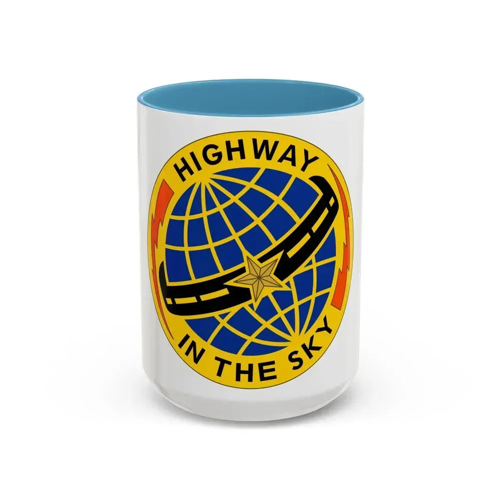 103 Aviation Regiment (U.S. Army) Accent Coffee Mug 15oz Light Blue - Go Mug Yourself