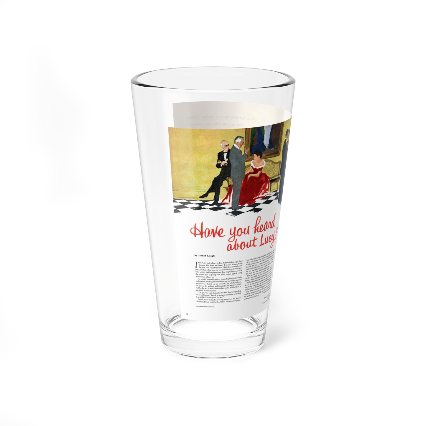 Have You Heard About Lucy, McCall's, May 1954 - Pint Glass 16oz