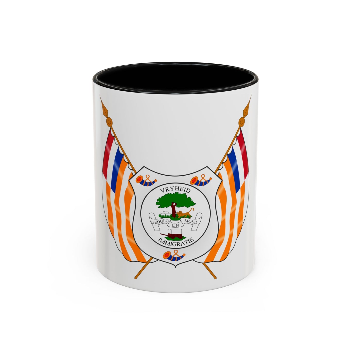 Coat of arms of the Orange Free State - Accent Coffee Mug