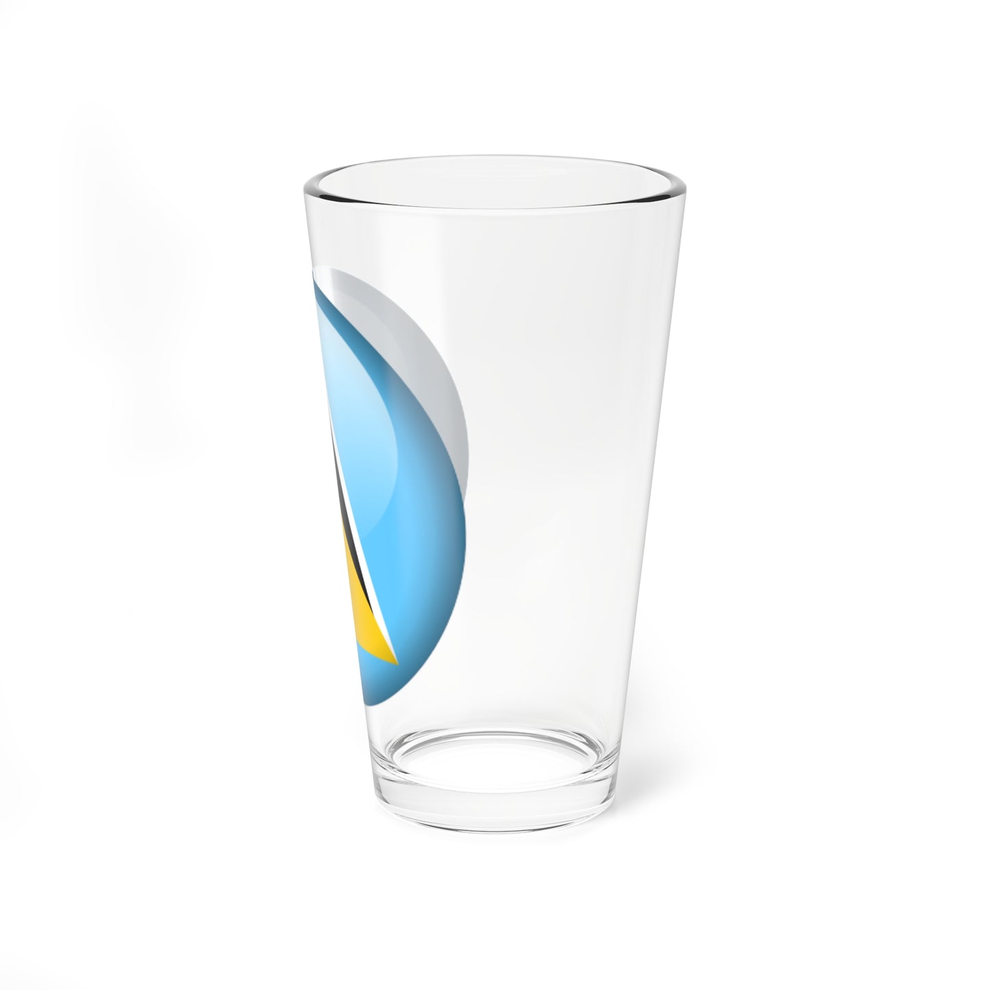 Flag orb Saint Lucia (Saint Lucia) Pint Glass 16oz