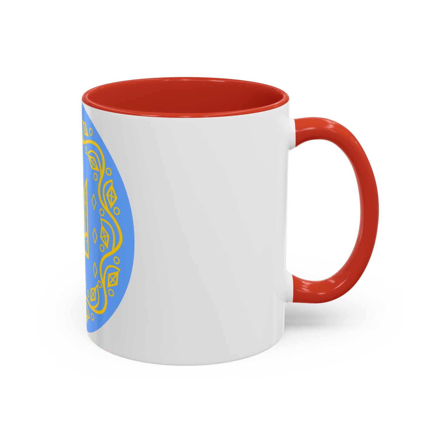 Coat of arms of Ukrainian People's Republic 2 - Accent Coffee Mug