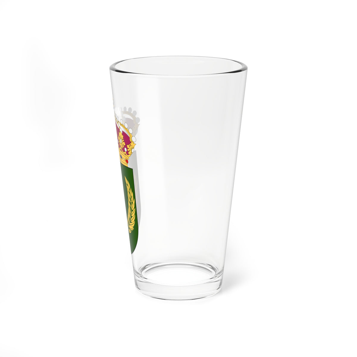 Militärhögskolan Östersund vapen (Sweden) (Coat of Arms) Pint Glass 16oz