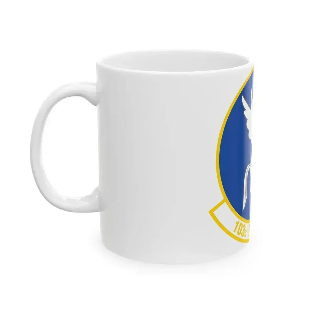 103d Fighter Squadron (U.S. Air Force) White Coffee Mug - Go Mug Yourself