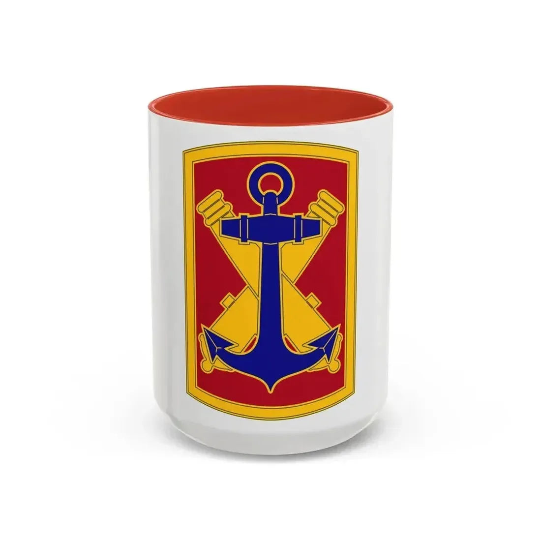 103rd Field Artillery Brigade (U.S. Army) Accent Coffee Mug 15oz Red - Go Mug Yourself