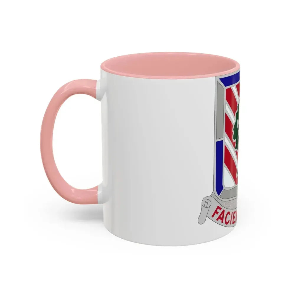 104 Engineer Battalion Obsolete Insignia (U.S. Army) Accent Coffee Mug - Go Mug Yourself
