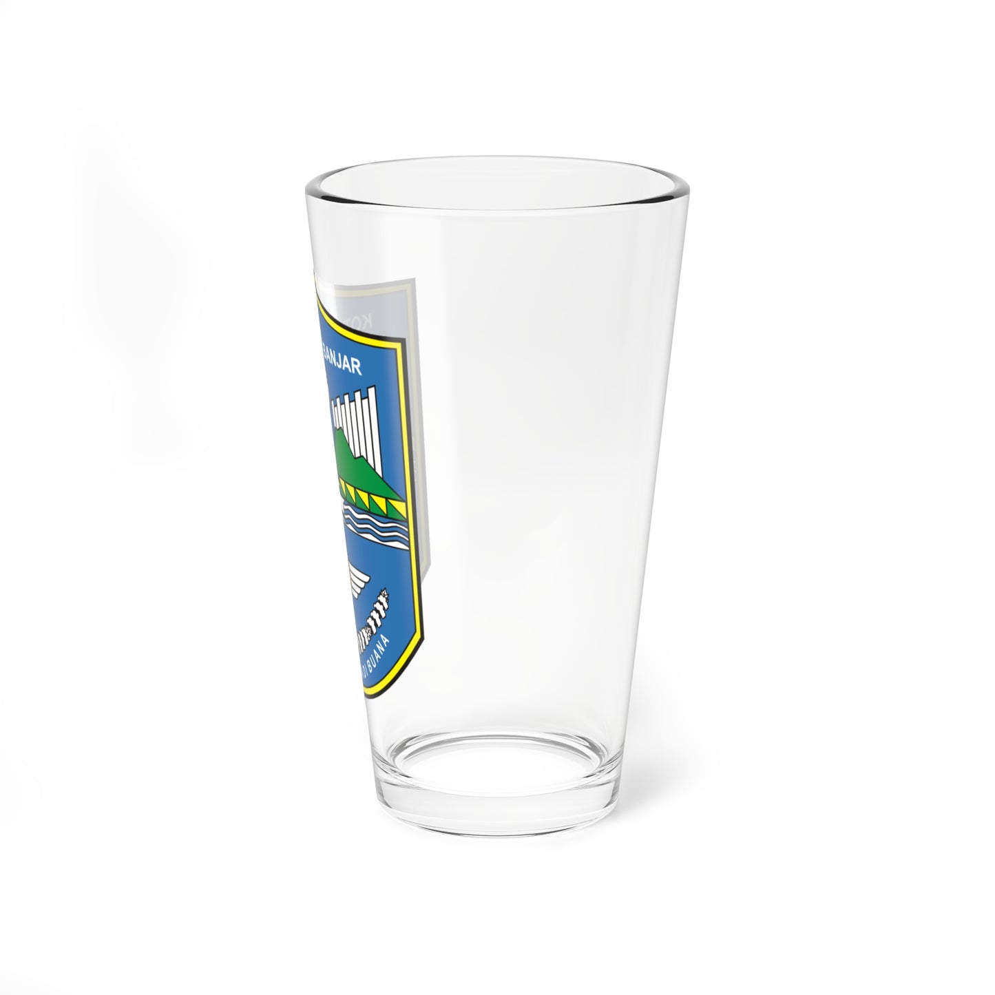 Seal of the City of Banjar (Indonesia) (Coat of Arms) Pint Glass 16oz