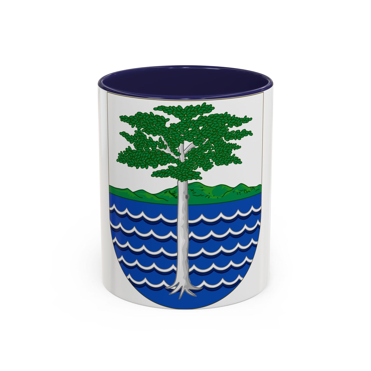 Coat of Arms of the Portuguese and Spanish Guinea - Accent Coffee Mug