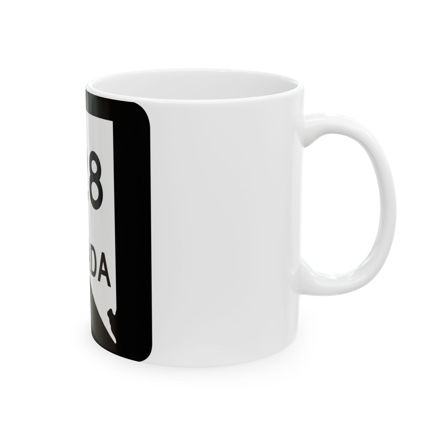 Nevada 528 (Nevada) (Road Sign) White Coffee Mug