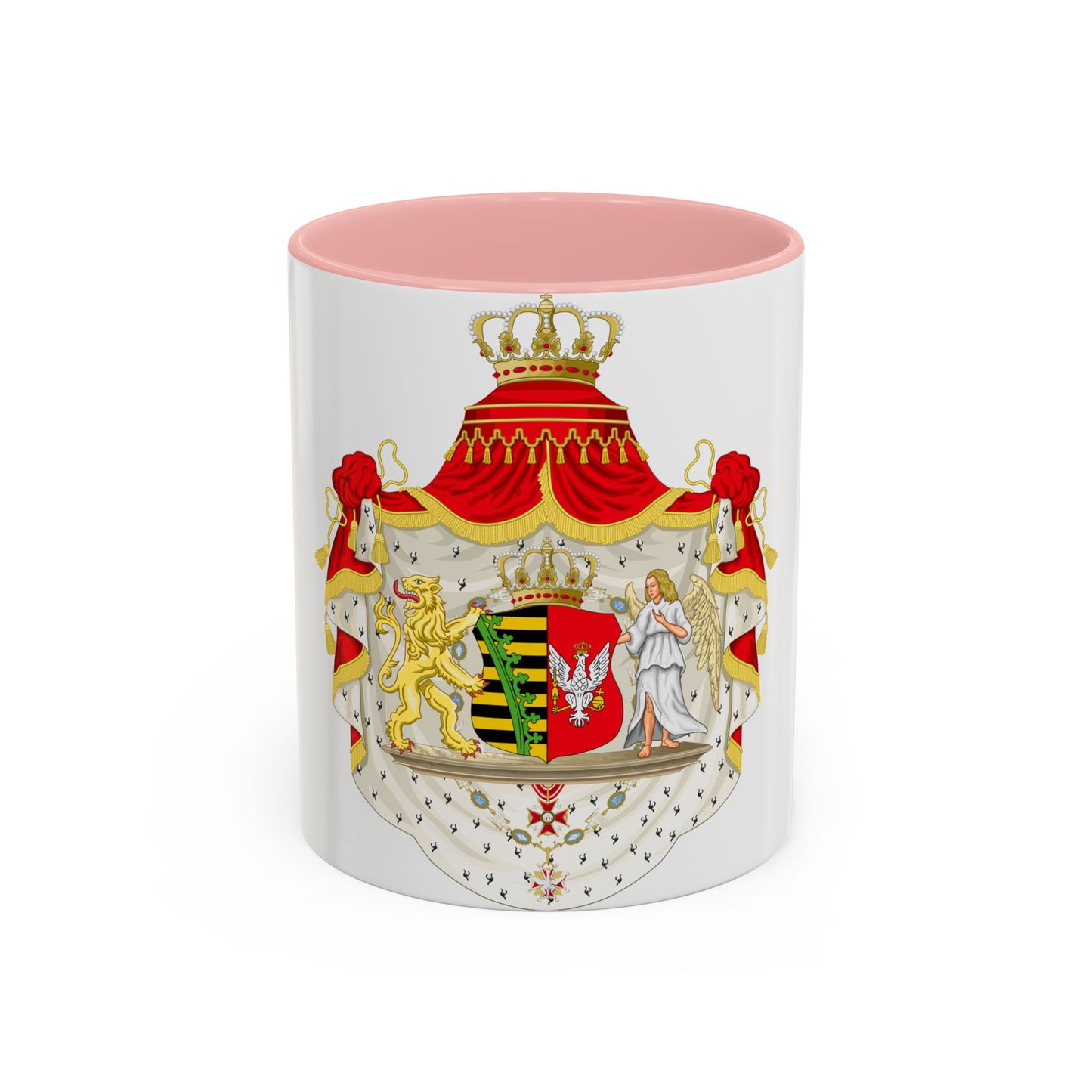 Grand Coat of Arms of Duchy of Warsaw - Accent Coffee Mug