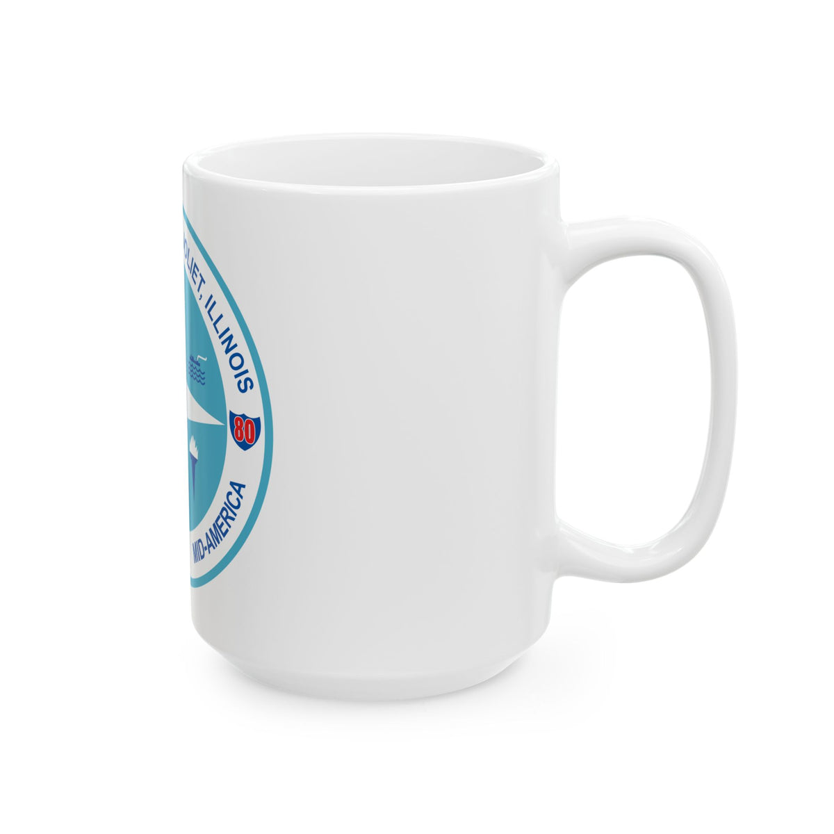 Seal of Joliet Illinois - White Coffee Mug