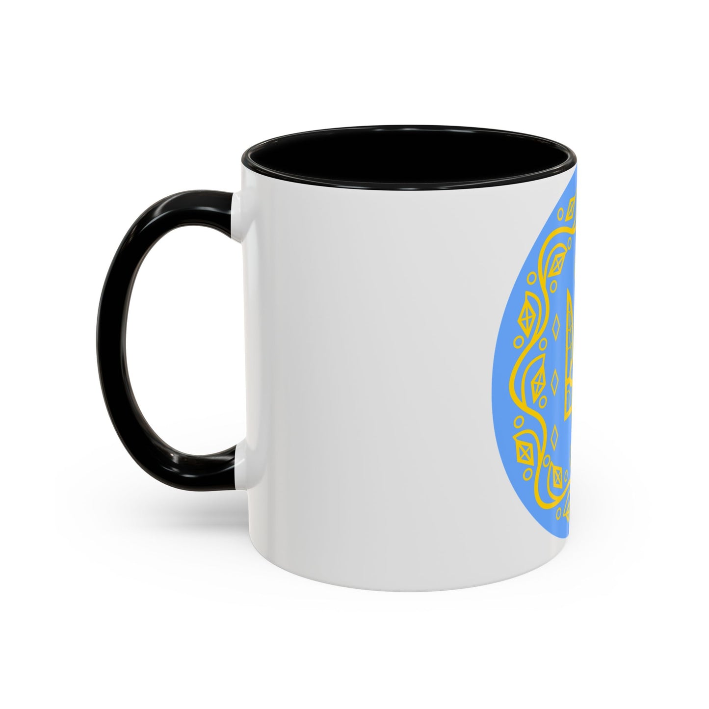 Coat of arms of Ukrainian People's Republic 2 - Accent Coffee Mug