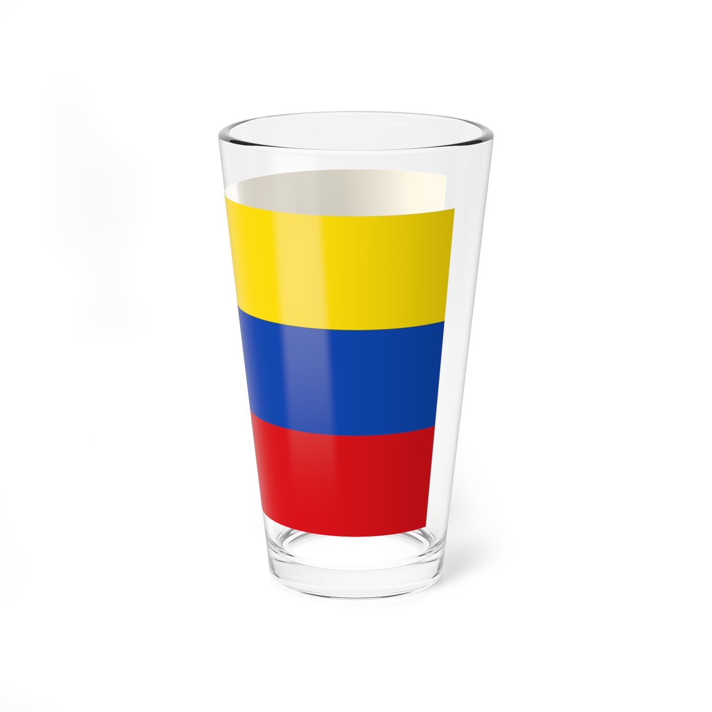 Flag yellow blue red 5x3 (Germany) Pint Glass 16oz