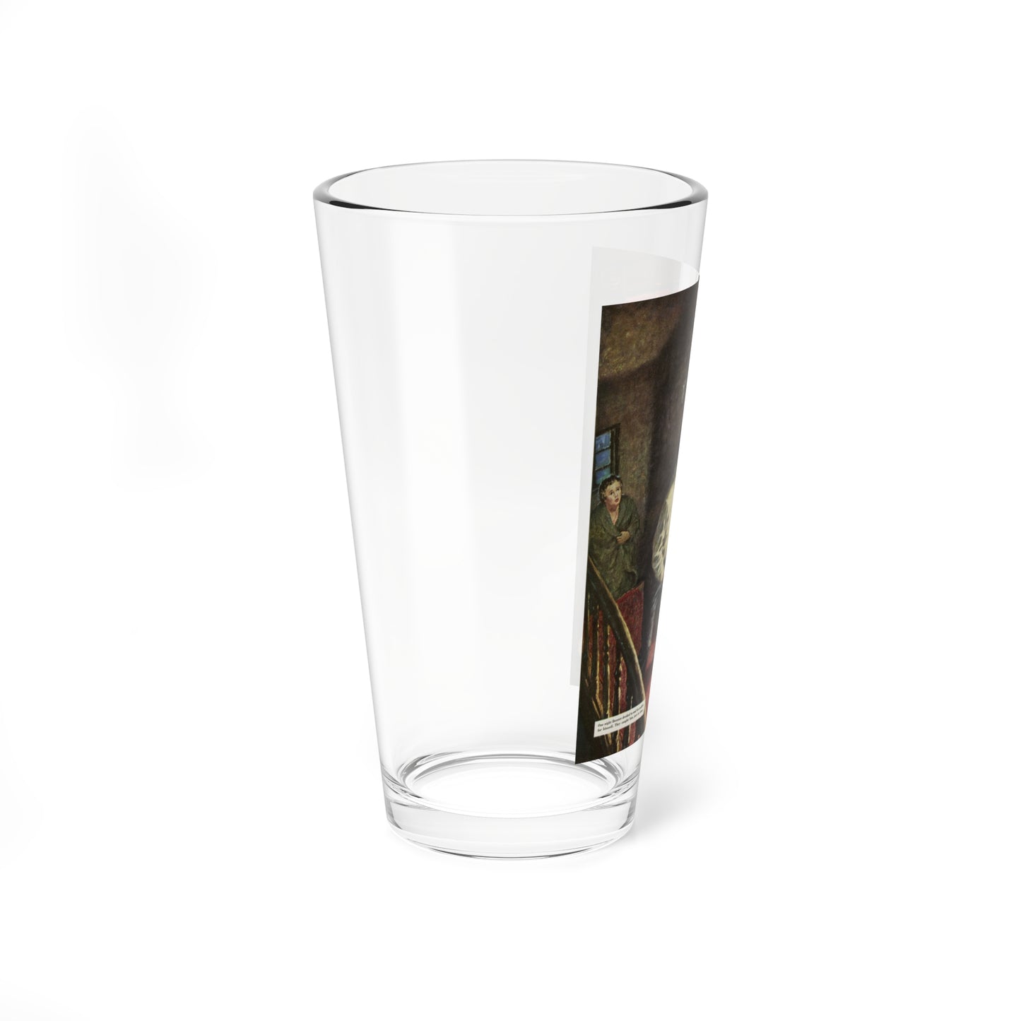 Illustration from the Saturday Evening Post, 1949 - Pint Glass 16oz
