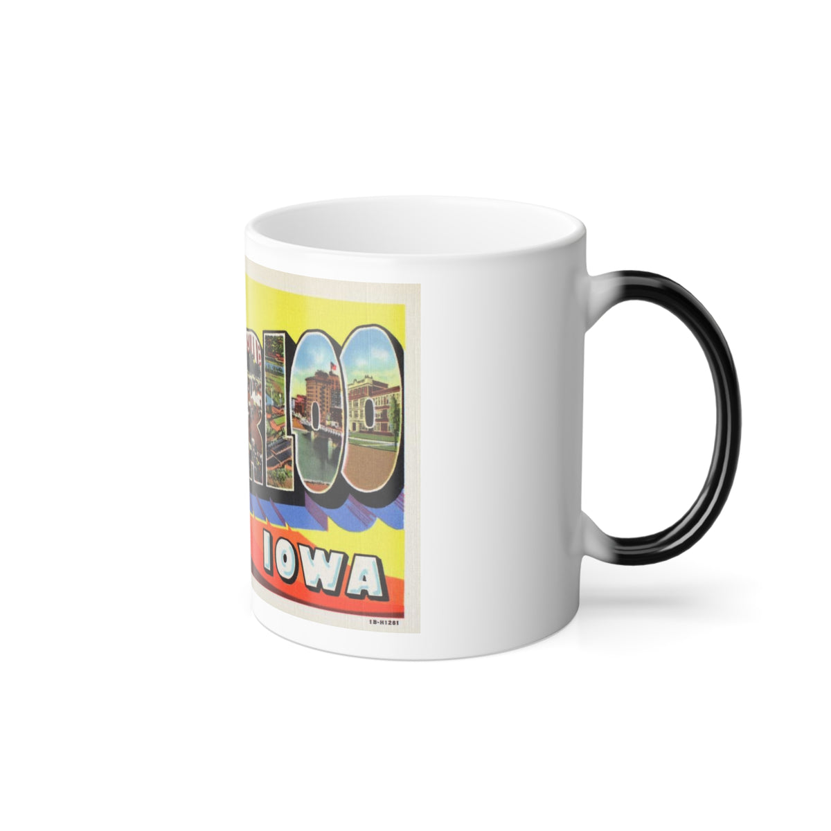 Greetings from Waterloo Iowa (Greeting Postcards) Color Changing Mug 11oz