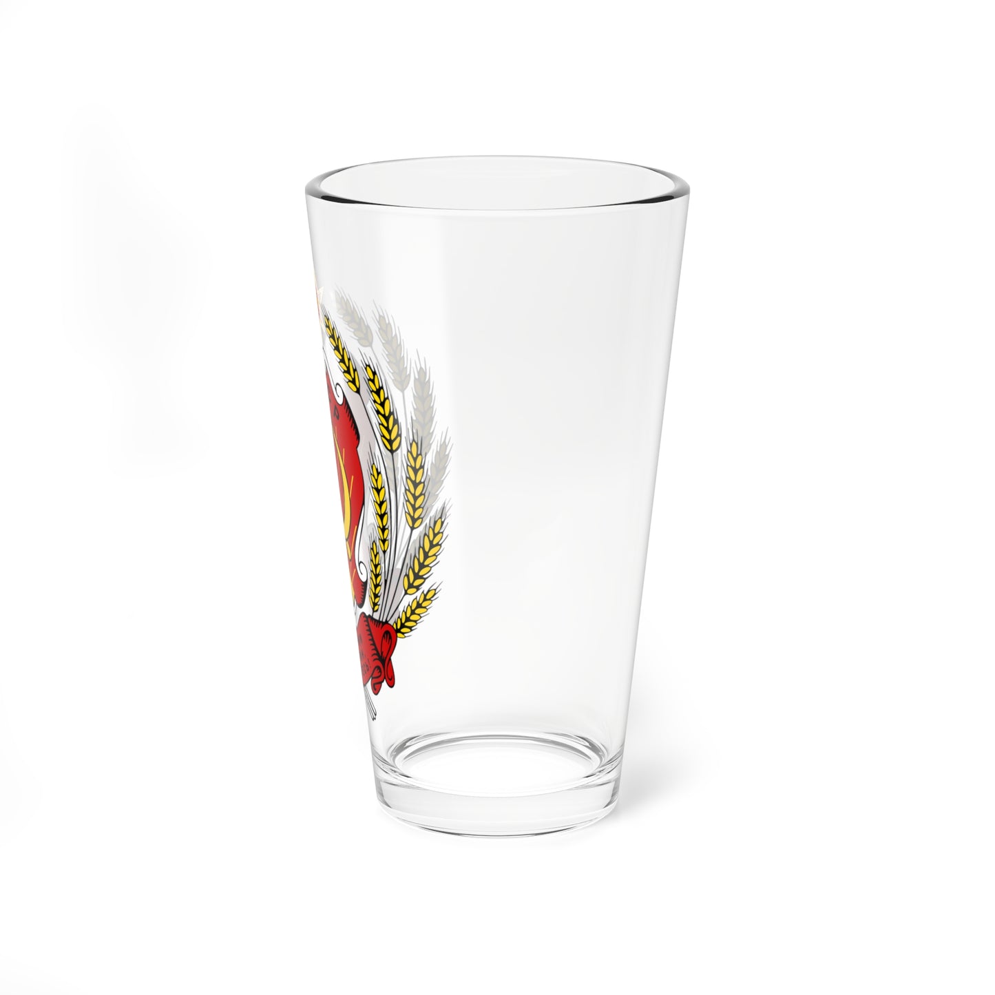 Emblem of the Russian SFSR 1978-1991 Emblem of Russia 19911992 (Russia) (Coat of Arms) Pint Glass 16oz