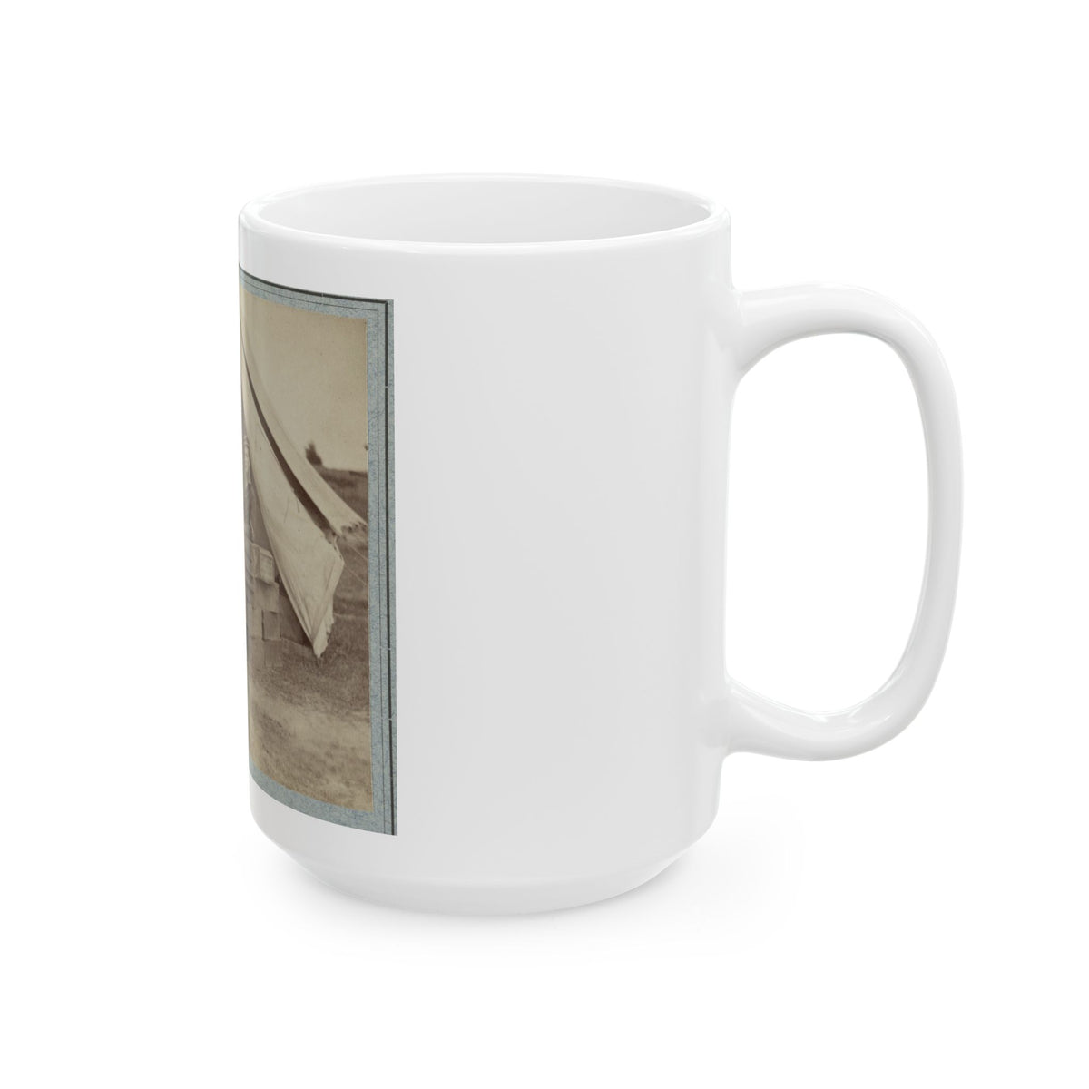 22d New York State Militia Near Harpers Ferry, Va., 1861 I.E.1862 004 (U.S. Civil War) White Coffee Mug